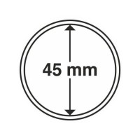 Капсула для монет 45 мм, (1 шт). Производство "Leuchtturm".